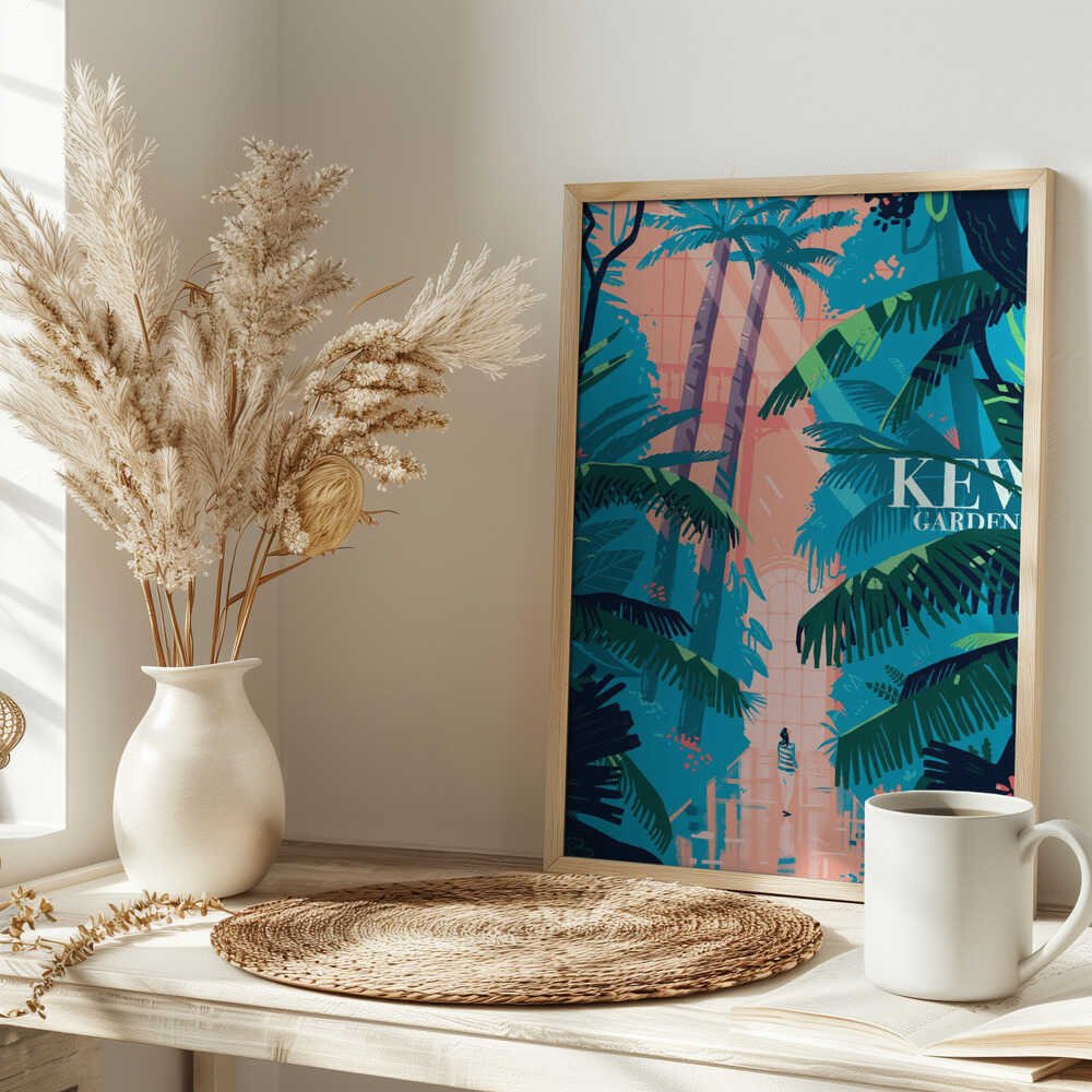 Kew Gardens - Stretched Canvas, Poster or Fine Art Print - I Heart Wall Art - Poster Print, Canvas Print or Framed Art Print
