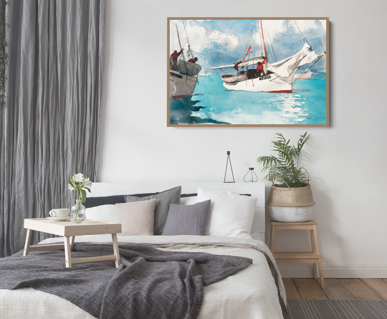 Key West by Winslow Homer - Americana Coastal Hamptons Art Print