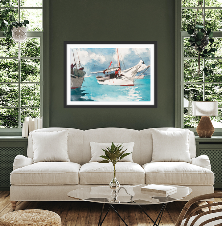 Key West by Winslow Homer - Americana Coastal Hamptons Art Print