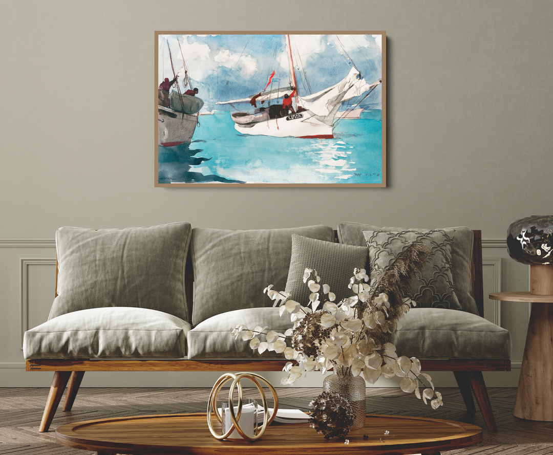 Key West by Winslow Homer - Americana Coastal Hamptons Art Print