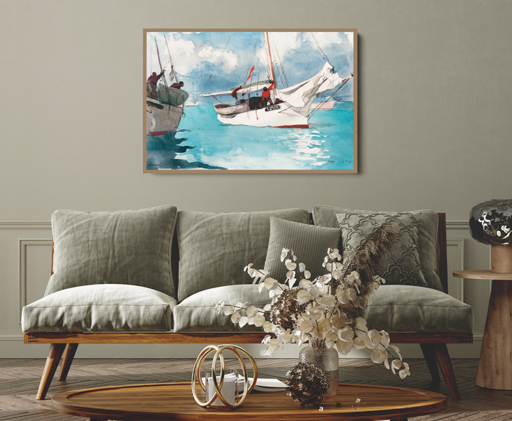 Key West by Winslow Homer - Americana Coastal Hamptons Art Print