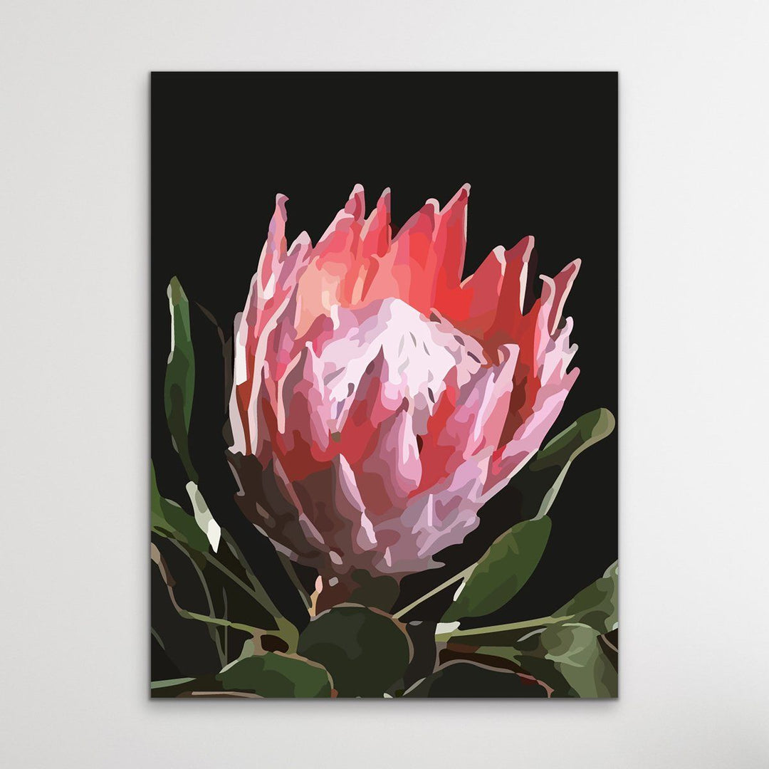 King Of The Blooms - Protea Floral Print on Canvas or Paper - I Heart Wall Art