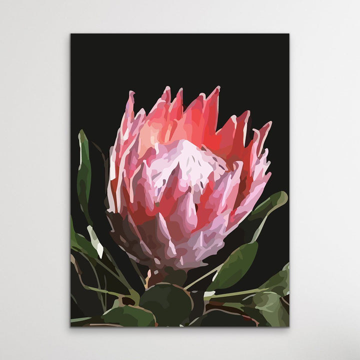 King Of The Blooms - Protea Floral Print on Canvas or Paper - I Heart Wall Art