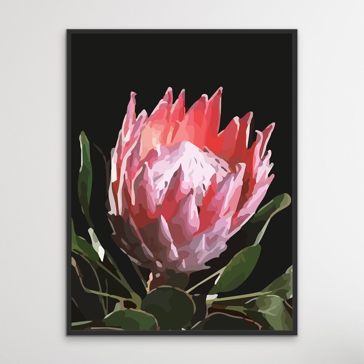 King Of The Blooms - Protea Floral Print on Canvas or Paper - I Heart Wall Art