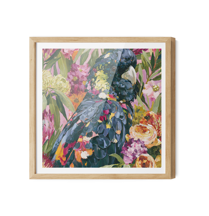 King Of The Bush by IHeartStudio - Australiana Black Cockatoo Canvas And Art Print