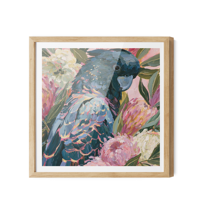 King Of The Bush II by IHeartStudio - Australiana Black Cockatoo Canvas And Art Print