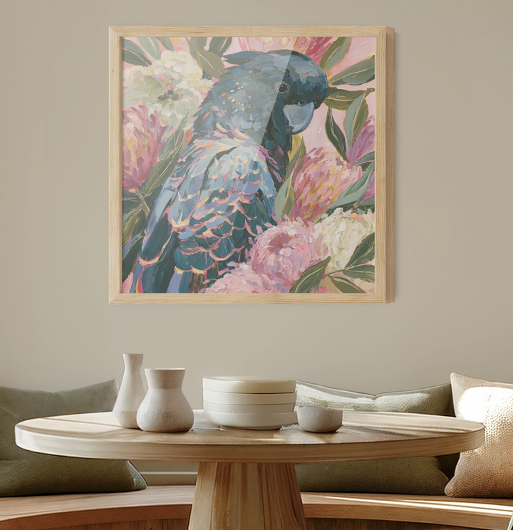 King Of The Bush II by IHeartStudio - Australiana Black Cockatoo Canvas And Art Print