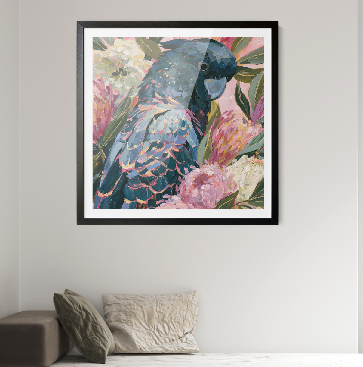 King Of The Bush II by IHeartStudio - Australiana Black Cockatoo Canvas And Art Print