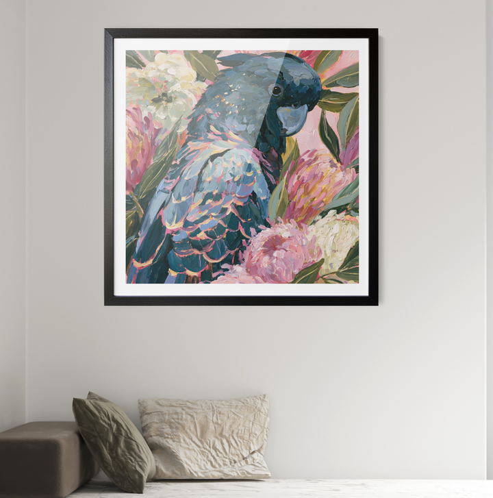 King Of The Bush II by IHeartStudio - Australiana Black Cockatoo Canvas And Art Print