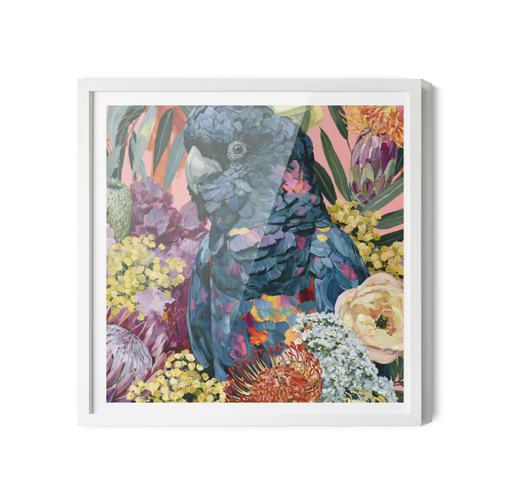 King Of The Bush III by IHeartStudio - Australiana Black Cockatoo Canvas And Art Print