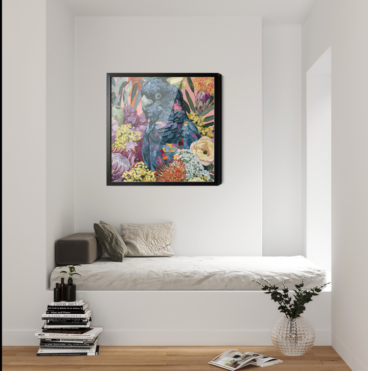 King Of The Bush III by IHeartStudio - Australiana Black Cockatoo Canvas And Art Print