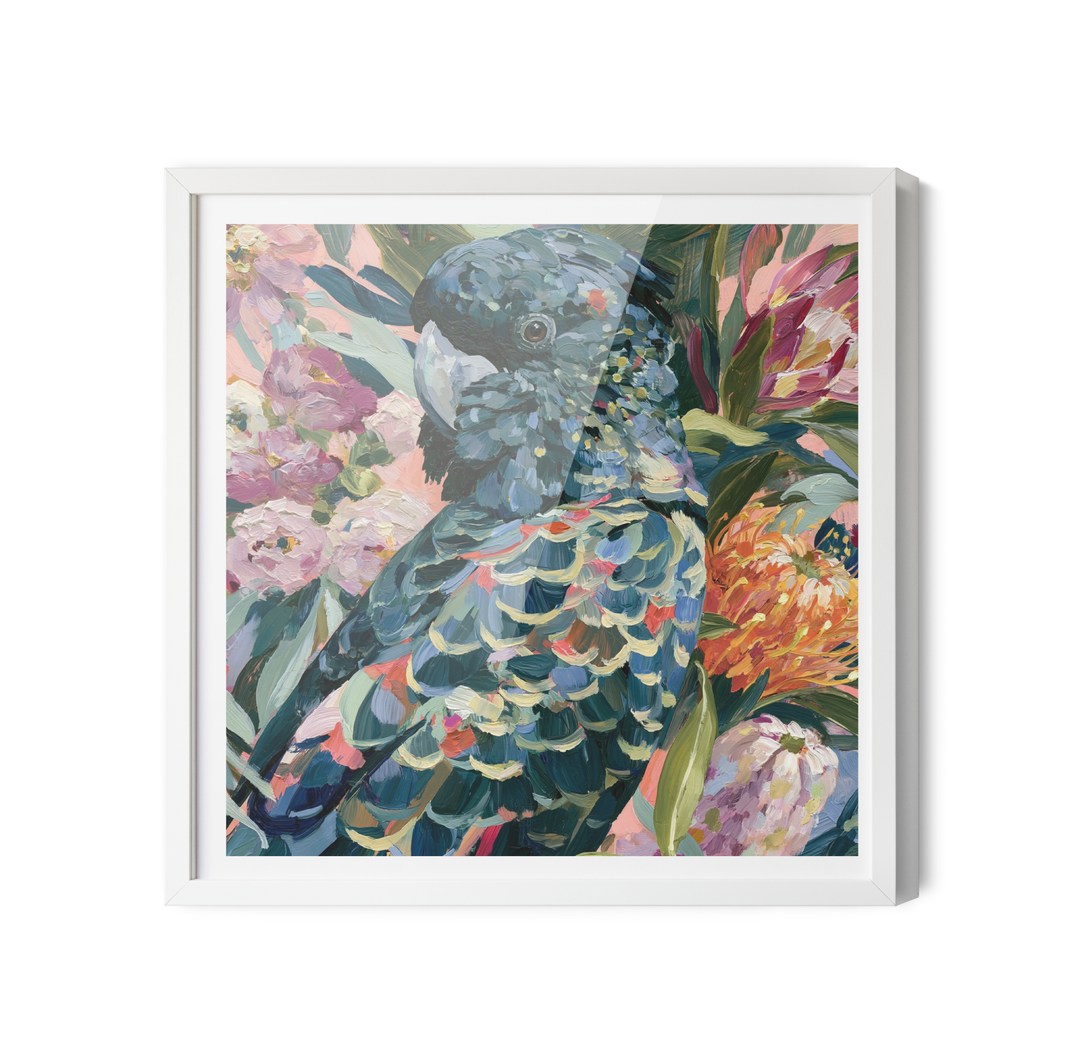 King Of The Bush IV by IHeartStudio - Australiana Black Cockatoo Canvas And Art Print