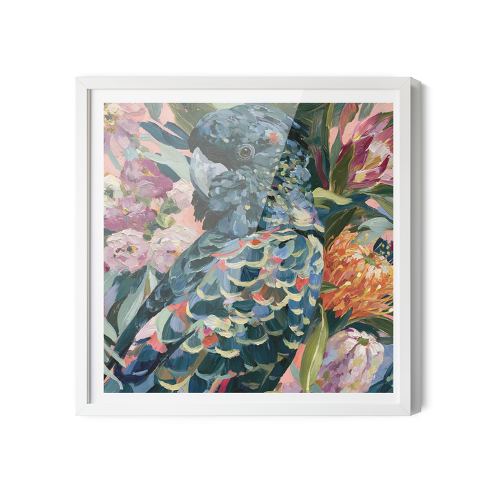 King Of The Bush IV by IHeartStudio - Australiana Black Cockatoo Canvas And Art Print