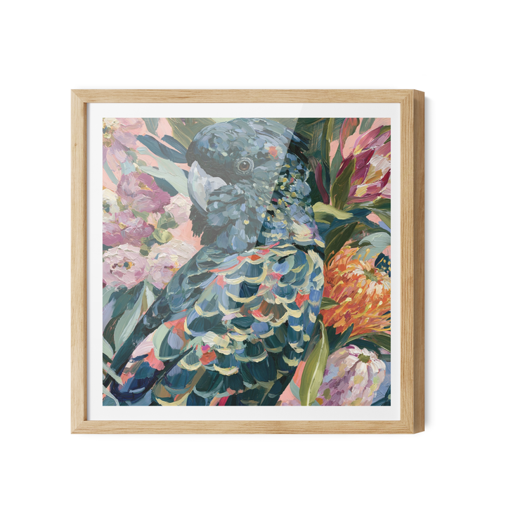King Of The Bush IV by IHeartStudio - Australiana Black Cockatoo Canvas And Art Print