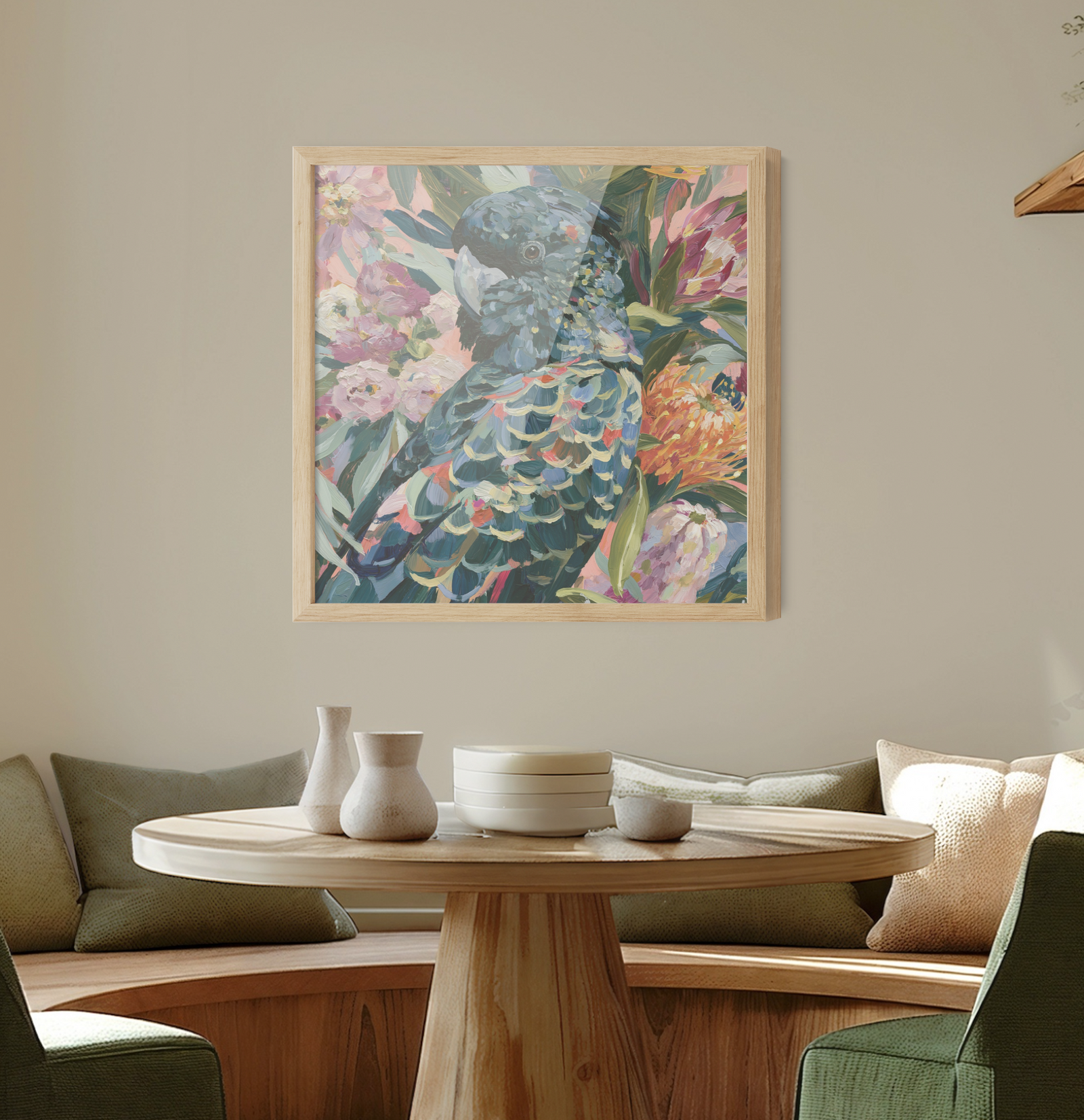 King Of The Bush IV by IHeartStudio - Australiana Black Cockatoo Canvas And Art Print