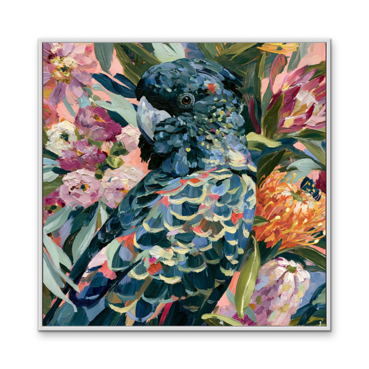 King Of The Bush IV by IHeartStudio - Australiana Black Cockatoo Canvas And Art Print