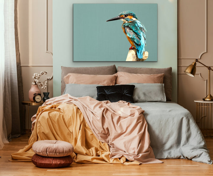 Kingfisher- Turquoise Australian Bird Canvas And Art Print - I Heart Wall Art