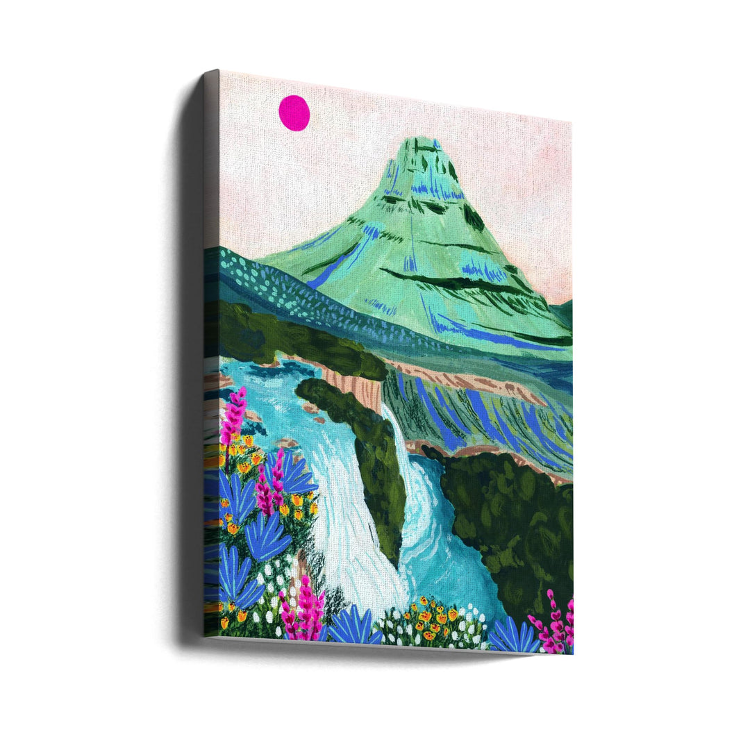 Kirkjufell - Stretched Canvas, Poster or Fine Art Print I Heart Wall Art