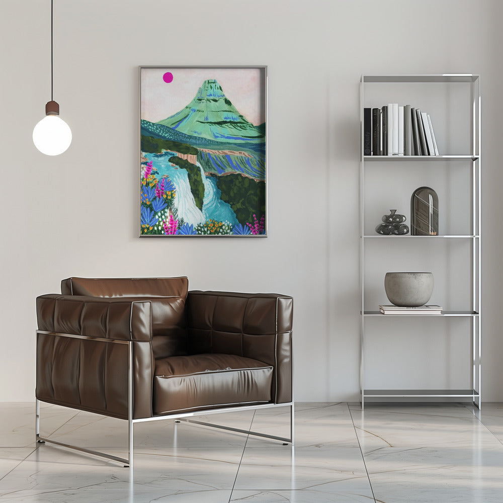 Kirkjufell - Stretched Canvas, Poster or Fine Art Print I Heart Wall Art