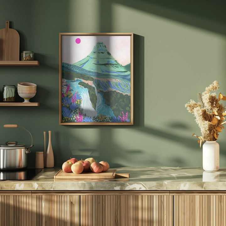 Kirkjufell - Stretched Canvas, Poster or Fine Art Print I Heart Wall Art