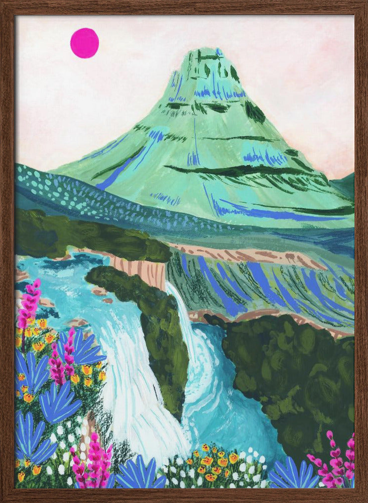 Kirkjufell - Stretched Canvas, Poster or Fine Art Print I Heart Wall Art