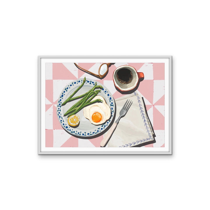 Kitchen Still Life I - Eggs &amp; Coffee, Stretched Canvas or Wall Art Print I Heart Wall Art