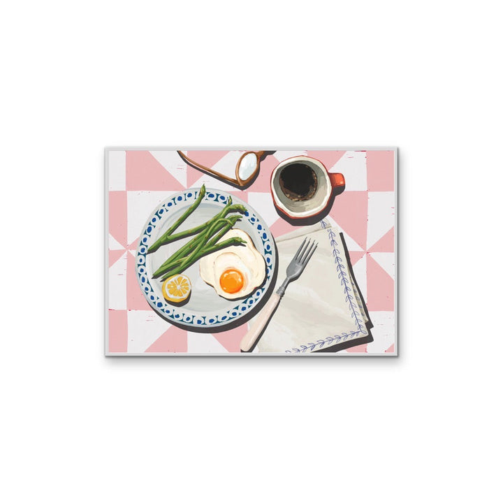 Kitchen Still Life I - Eggs &amp; Coffee, Stretched Canvas or Wall Art Print I Heart Wall Art