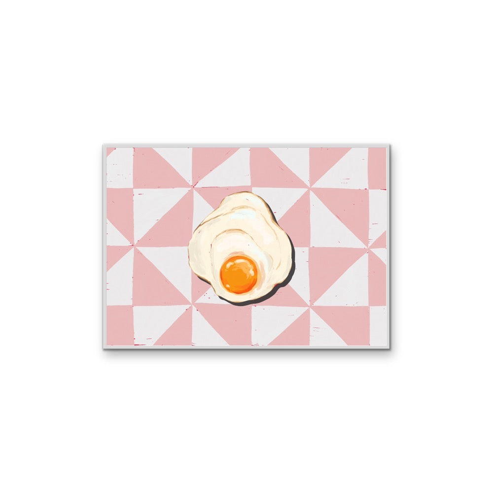 Kitchen Still Life II - Singular Egg Stretched Canvas or Wall Art Print I Heart Wall Art