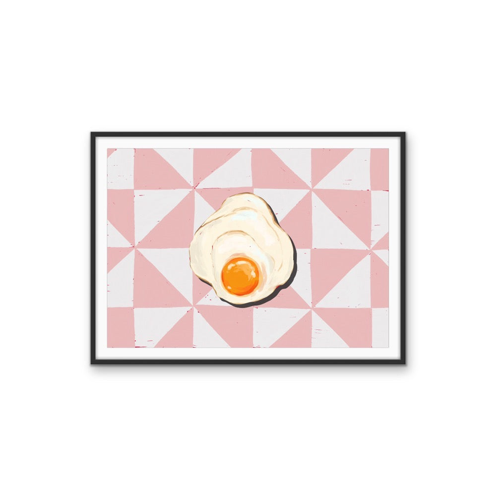 Kitchen Still Life II - Singular Egg Stretched Canvas or Wall Art Print I Heart Wall Art