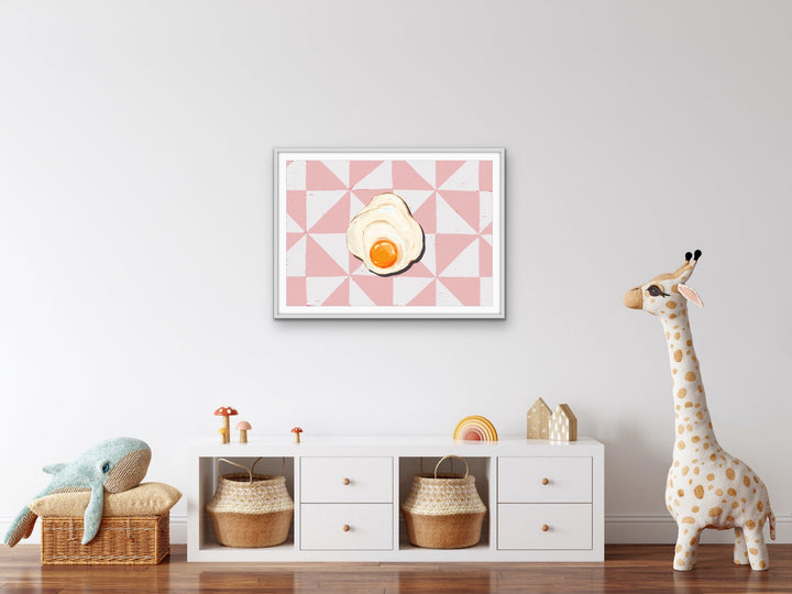 Kitchen Still Life II - Singular Egg Stretched Canvas or Wall Art Print I Heart Wall Art