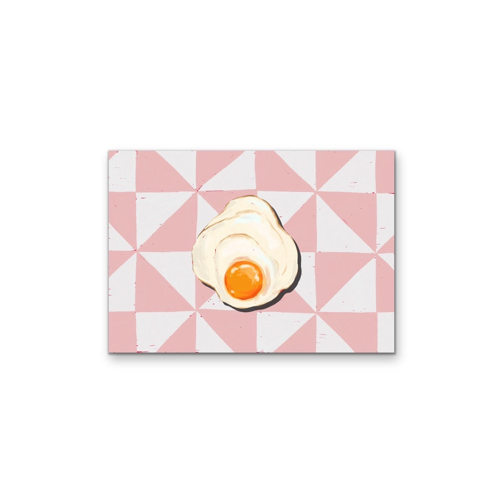Kitchen Still Life II - Singular Egg Stretched Canvas or Wall Art Print I Heart Wall Art