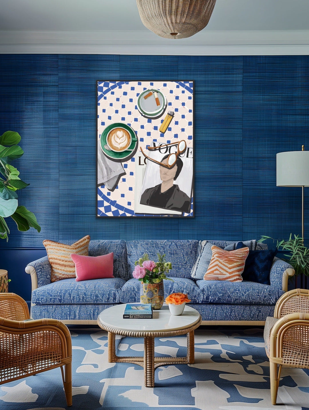 Kitchen Still Life IV - Coffee &amp; Cigarettes Stretched Canvas or Wall Art Print I Heart Wall Art