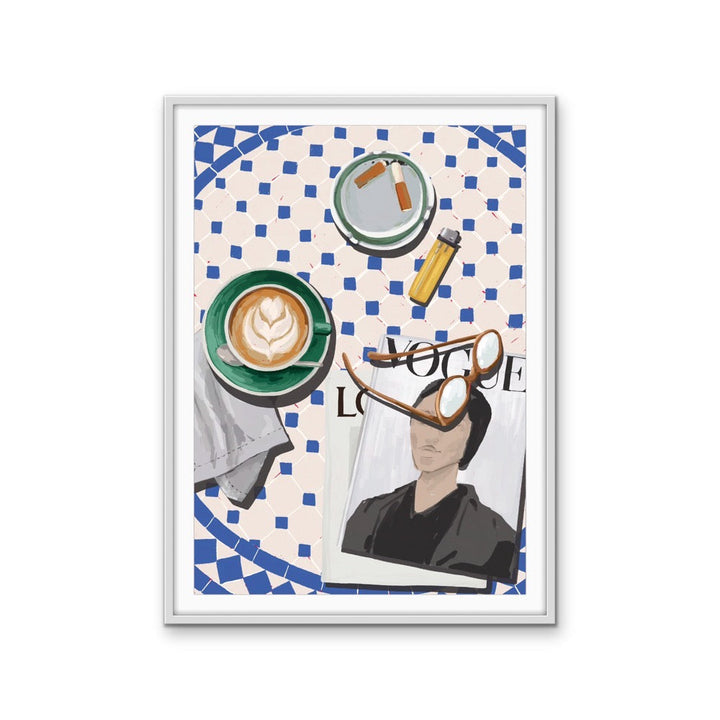Kitchen Still Life IV - Coffee &amp; Cigarettes Stretched Canvas or Wall Art Print I Heart Wall Art