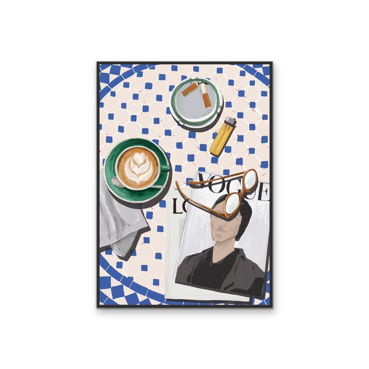 Kitchen Still Life IV - Coffee &amp; Cigarettes Stretched Canvas or Wall Art Print I Heart Wall Art