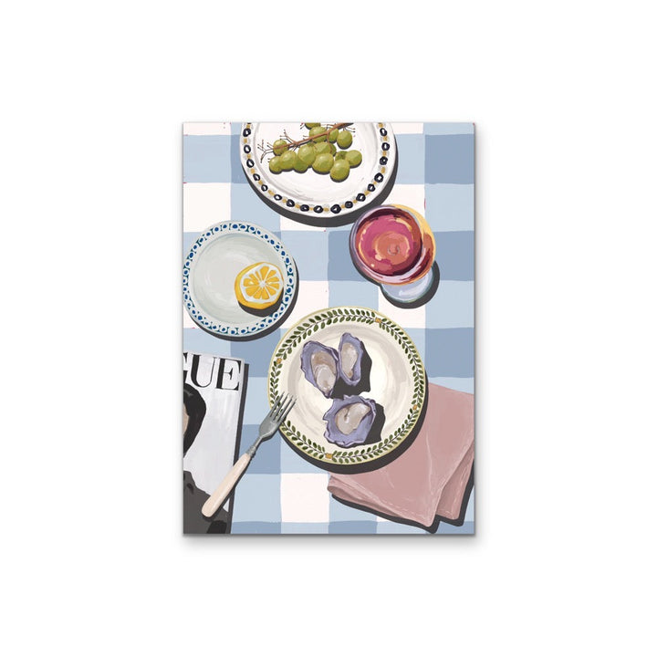 Kitchen Still Life VI - Oysters &amp; Fruit Stretched Canvas or Wall Art Print I Heart Wall Art