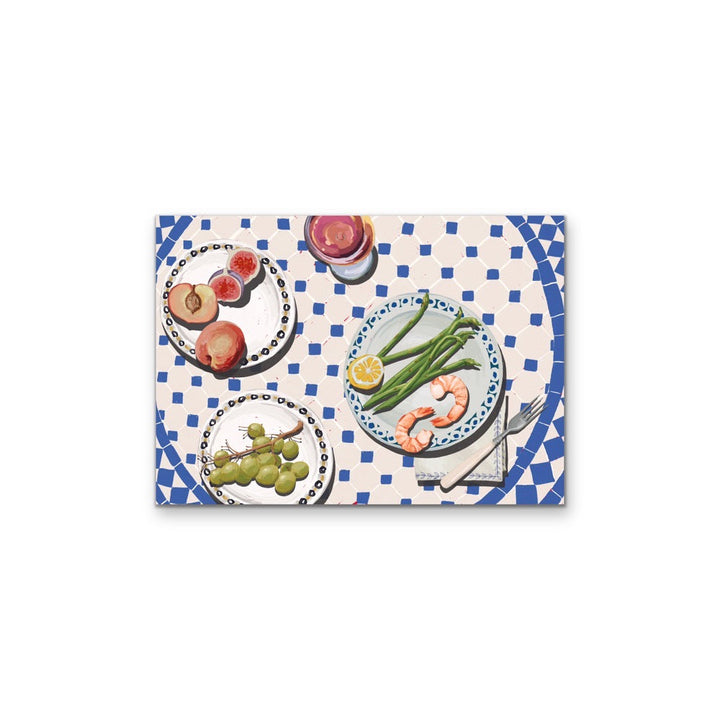 Kitchen Still Life VIII - Prawns &amp; Fruit Stretched Canvas or Wall Art Print I Heart Wall Art
