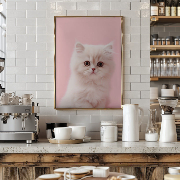 Kitty 4 - Stretched Canvas, Poster or Fine Art Print I Heart Wall Art