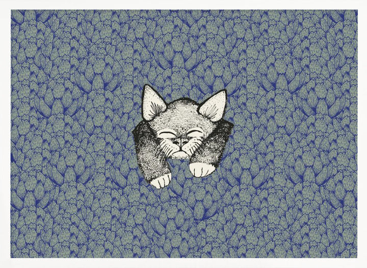 Kitty - Stretched Canvas, Poster or Fine Art Print I Heart Wall Art