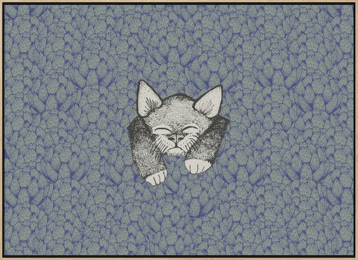 Kitty - Stretched Canvas, Poster or Fine Art Print I Heart Wall Art