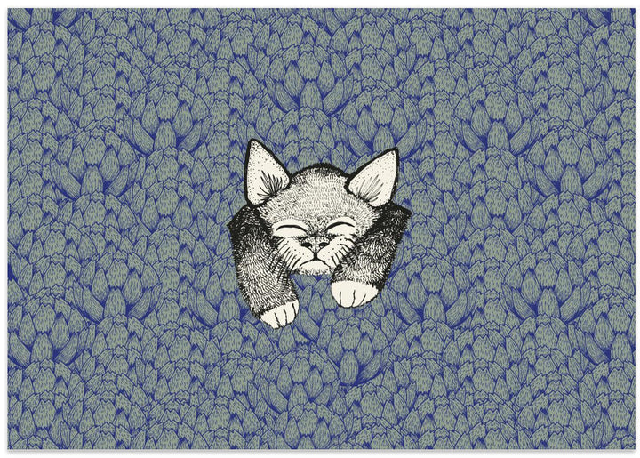 Kitty - Stretched Canvas, Poster or Fine Art Print I Heart Wall Art