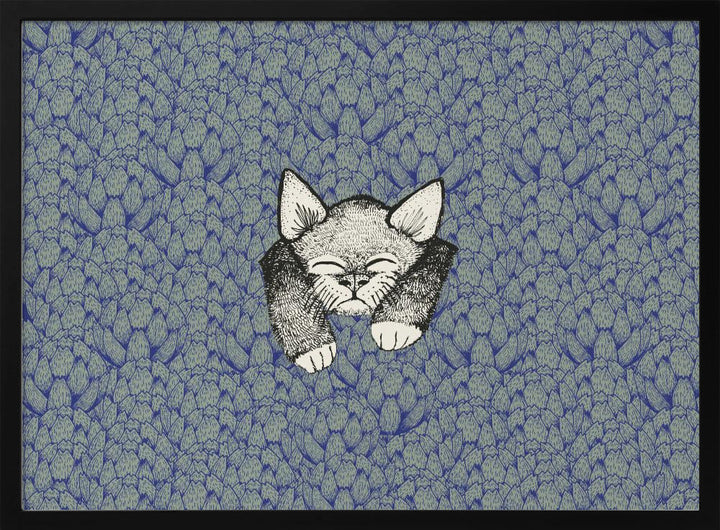 Kitty - Stretched Canvas, Poster or Fine Art Print I Heart Wall Art