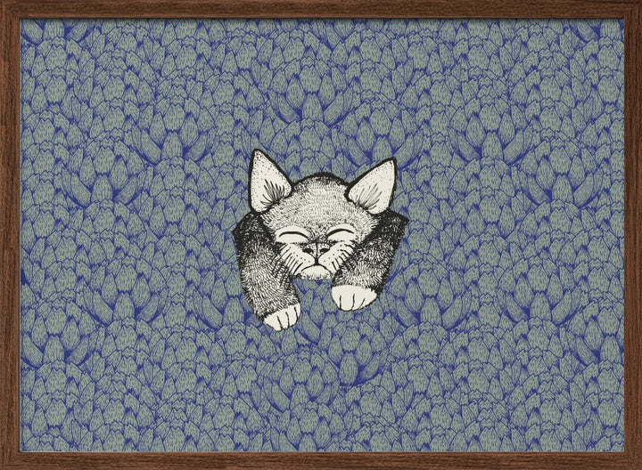 Kitty - Stretched Canvas, Poster or Fine Art Print I Heart Wall Art