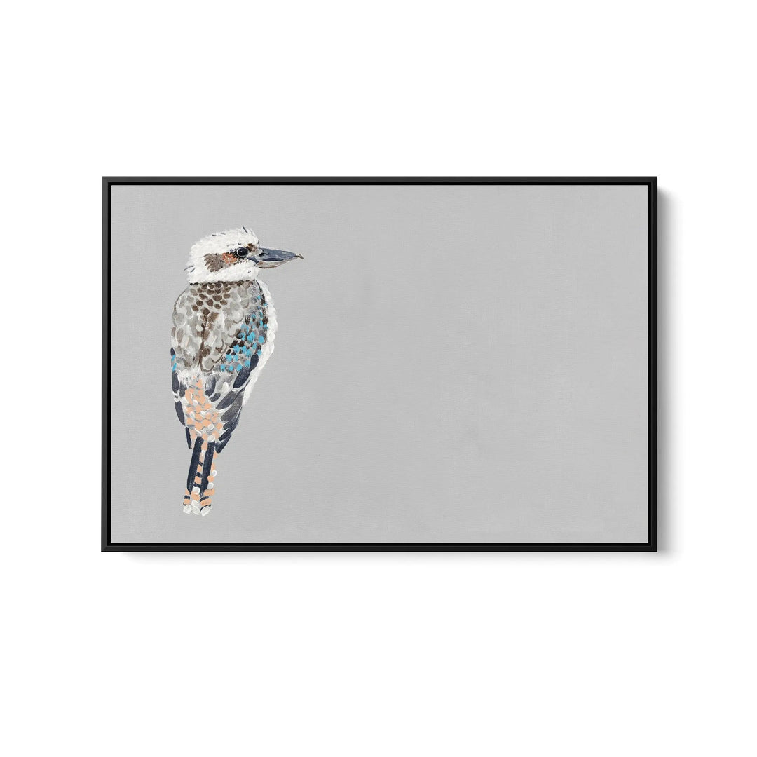 Kookaburra by Lucy Hawkins - Stretched Canvas Print or Framed Fine Art Print - Artwork I Heart Wall Art Australia 