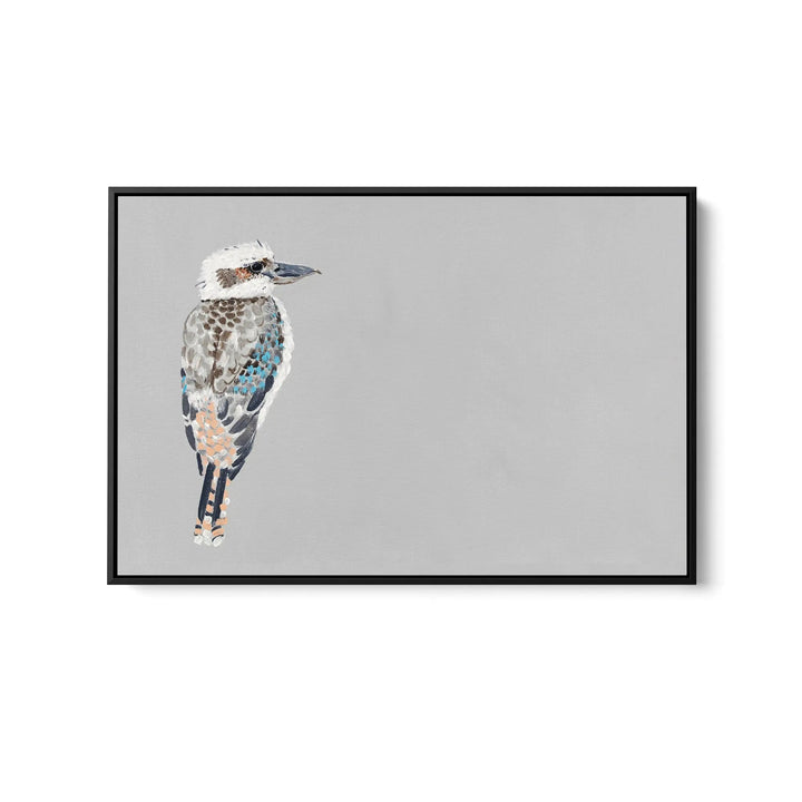 Kookaburra by Lucy Hawkins - Stretched Canvas Print or Framed Fine Art Print - Artwork I Heart Wall Art Australia 