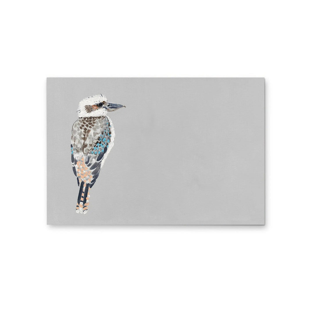 Kookaburra by Lucy Hawkins - Stretched Canvas Print or Framed Fine Art Print - Artwork I Heart Wall Art Australia 