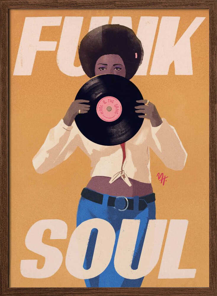 Kool &amp;amp; the Gang - Stretched Canvas, Poster or Fine Art Print - I Heart Wall Art - Poster Print, Canvas Print or Framed Art Print