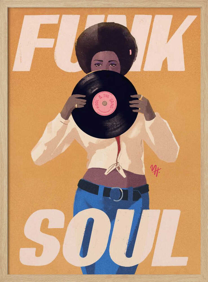 Kool &amp;amp; the Gang - Stretched Canvas, Poster or Fine Art Print - I Heart Wall Art - Poster Print, Canvas Print or Framed Art Print