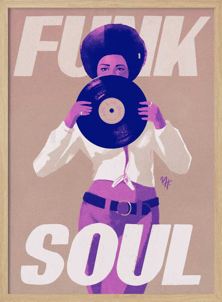 Kool &amp;amp; the Gang - Stretched Canvas, Poster or Fine Art Print - I Heart Wall Art - Poster Print, Canvas Print or Framed Art Print