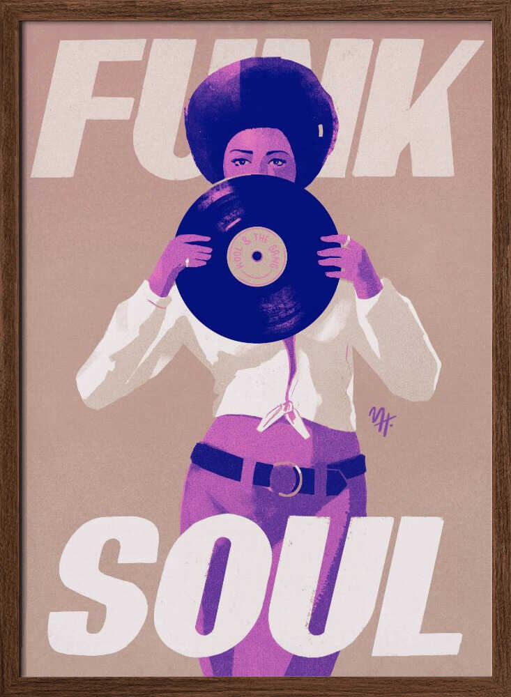 Kool &amp; the Gang - Stretched Canvas, Poster or Fine Art Print - I Heart Wall Art - Poster Print, Canvas Print or Framed Art Print