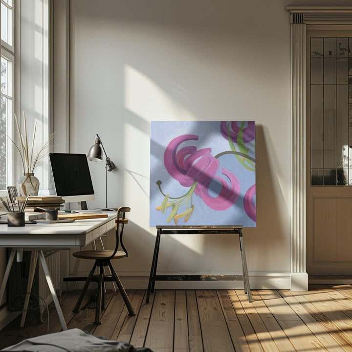 Krollilja - Square Stretched Canvas, Poster or Fine Art Print - I Heart Wall Art - Poster Print, Canvas Print or Framed Art Print